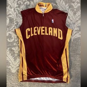 VoMax Men’s Cycling Jersey Sleeveless NBA Cleveland Cavaliers away jerse…